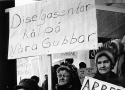 Kvinnor demonstrerar i Malmberget 1970